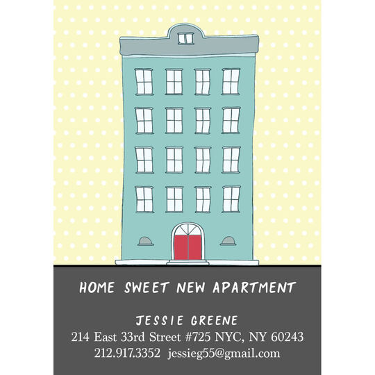 New Apartment Moving Announcements